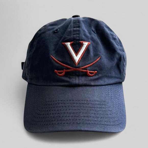UVA Women's Baseball Hat Blue Virginia Cavaliers Logo Snap Closure Adjustable - Picture 1 of 8